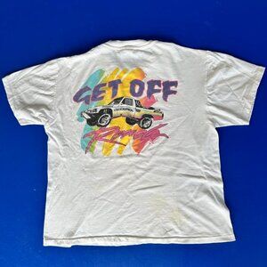 RETRO 80s VINTAGE HANES GRAPHIC CAR TSHIRT⭐️